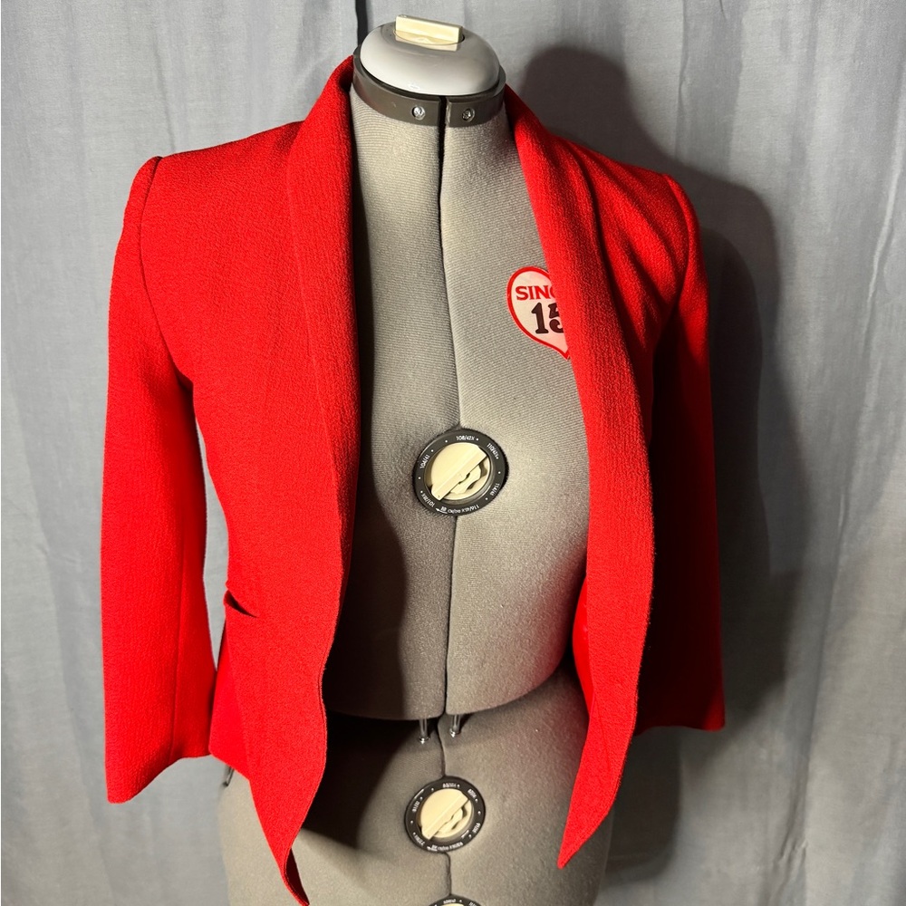 Bershka Vibrant Red Women's Blazer